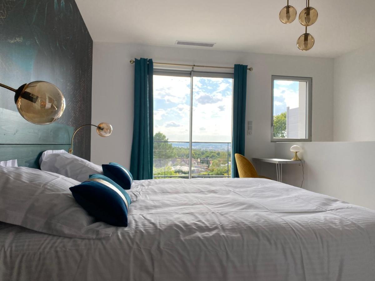 La Villa Perchee Calme, Sauna, Parking Prive Saint-Prix  외부 사진