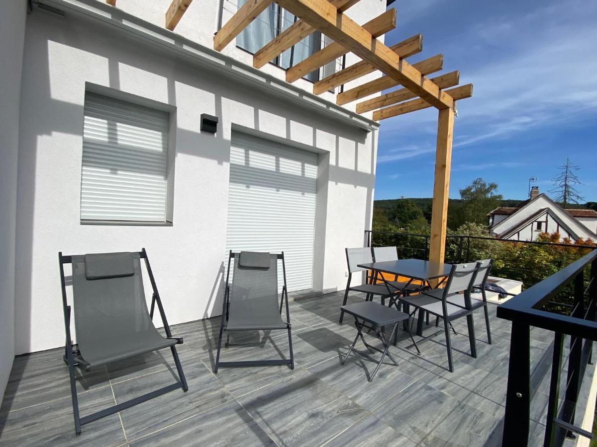 La Villa Perchee Calme, Sauna, Parking Prive Saint-Prix  외부 사진