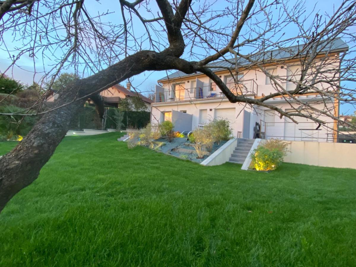 La Villa Perchee Calme, Sauna, Parking Prive Saint-Prix  외부 사진