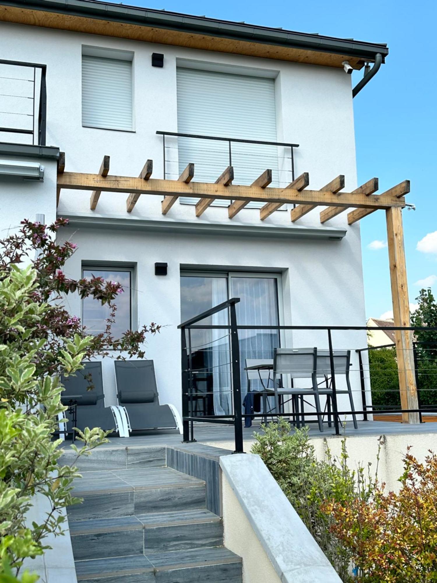 La Villa Perchee Calme, Sauna, Parking Prive Saint-Prix  외부 사진