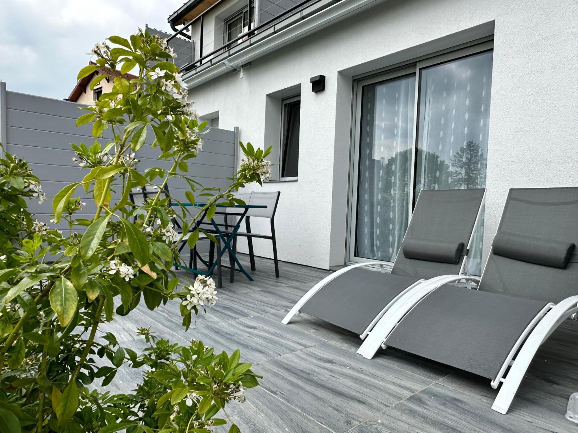 La Villa Perchee Calme, Sauna, Parking Prive Saint-Prix  외부 사진